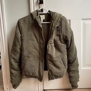 Women’s Corduroy Puffer Jacket - Tilly’s XS